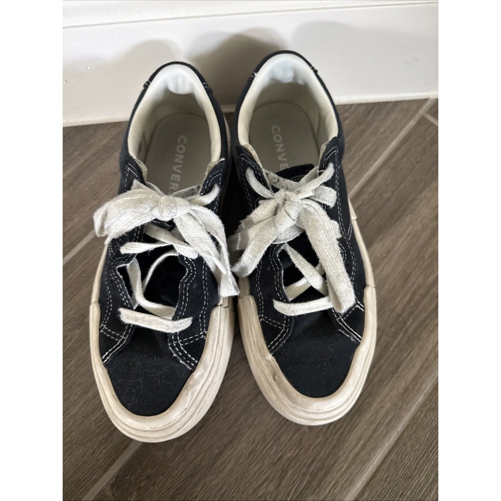 Converse Chuck Taylor All Star Cruise Black Platform Shoes Women 8 Men 6.5